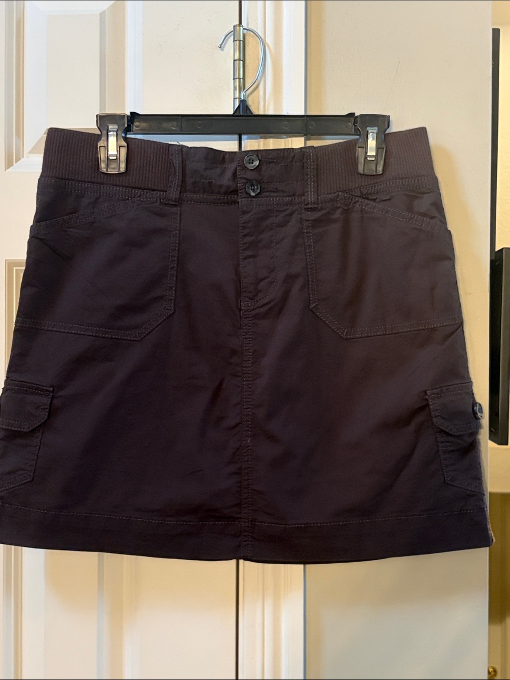 NWT Sonoma Brown Cargo Skort with Front Pockets, sz 8